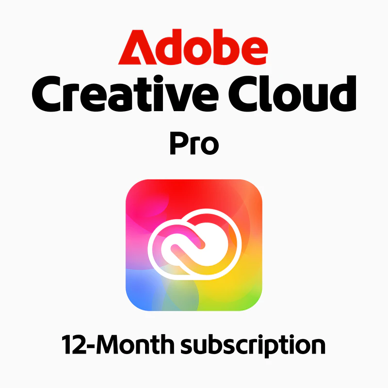 Adobe Creative Cloud Pro — abonnement 12 mois