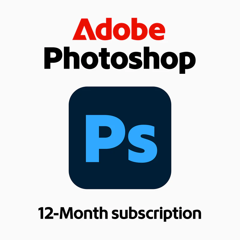 Adobe Photoshop — abonnement 12 mois